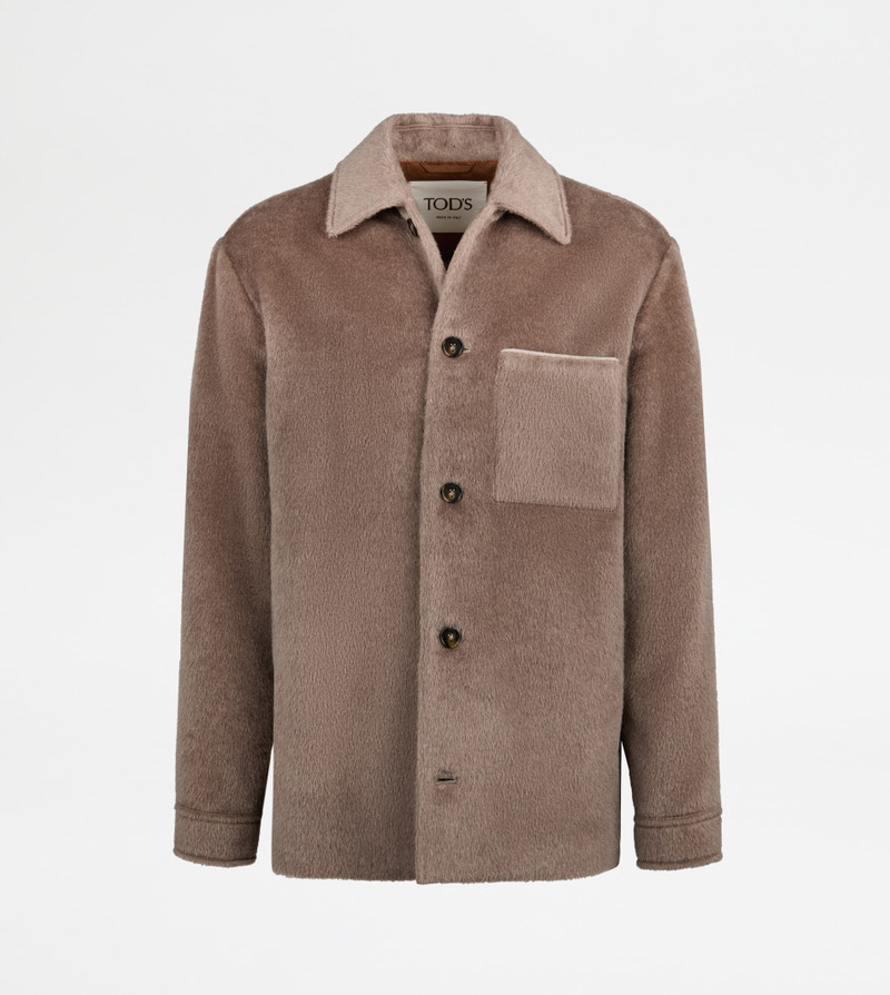 OVERSHIRT IN WOOL RELAXED FIT - GREY 1