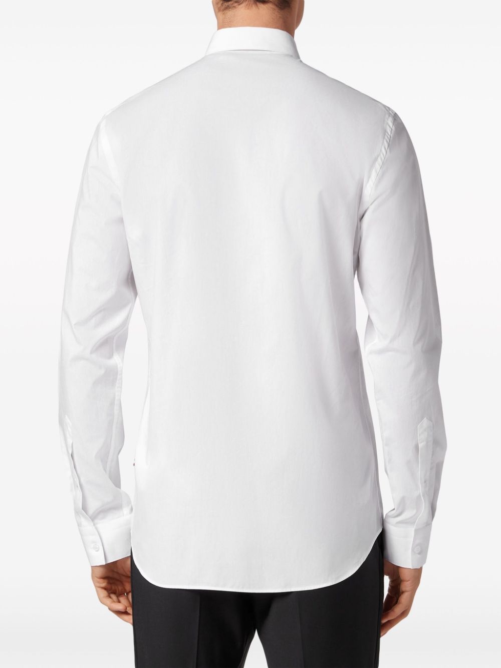 logo-print long-sleeve shirt - 3