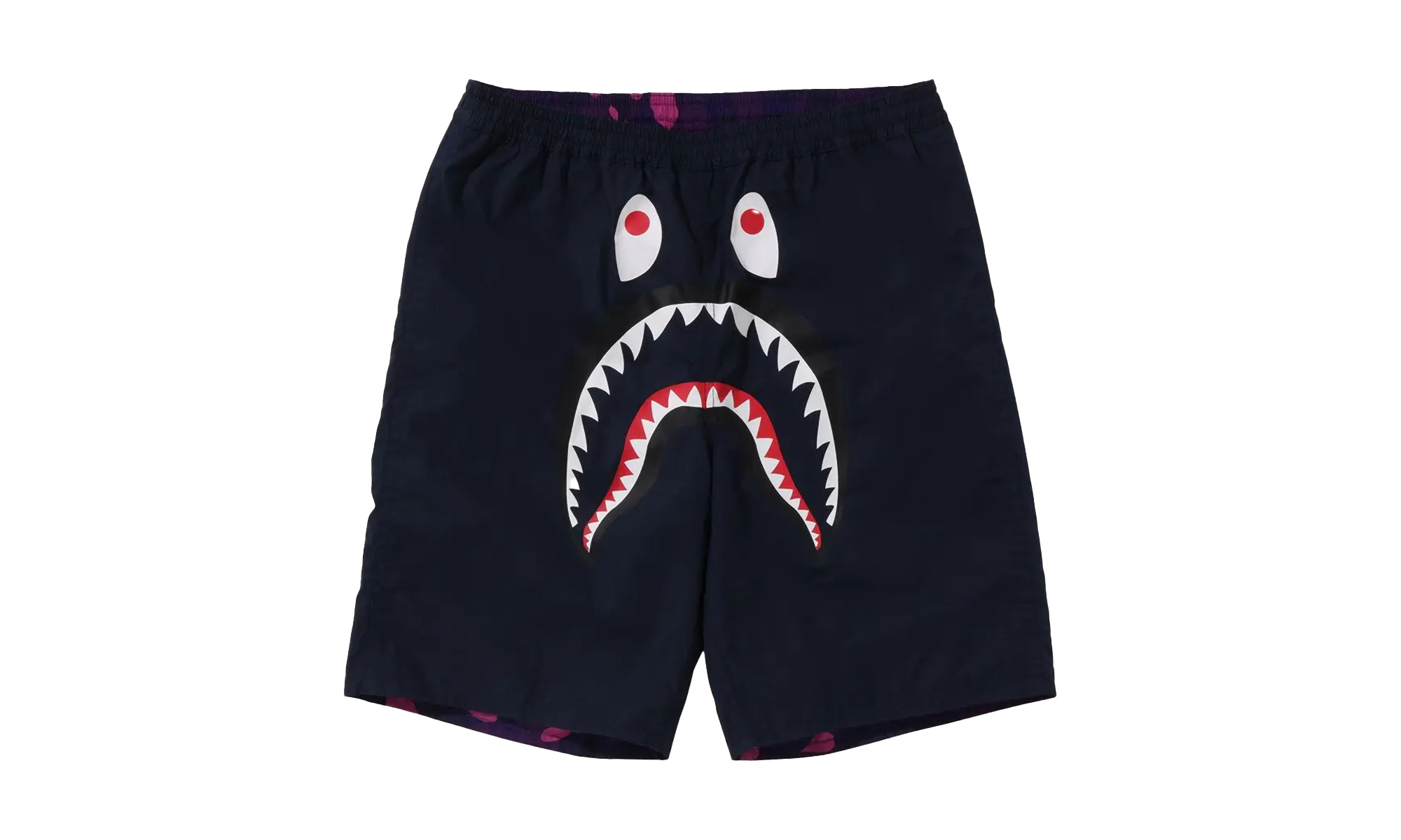 Color Camo Shark Reversible Shorts "Purple" - 2