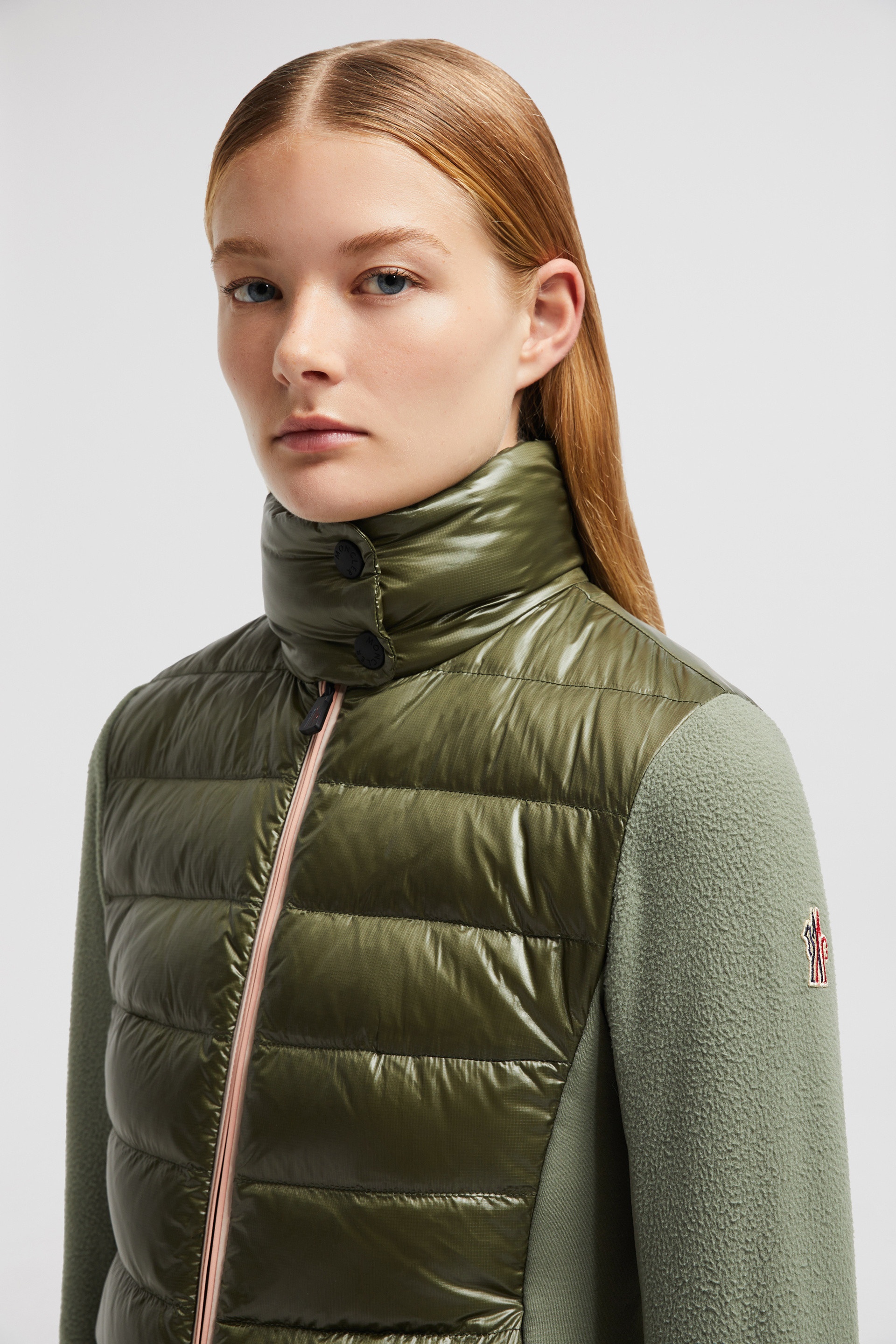 Padded Zip-Up Sweatshirt - 4