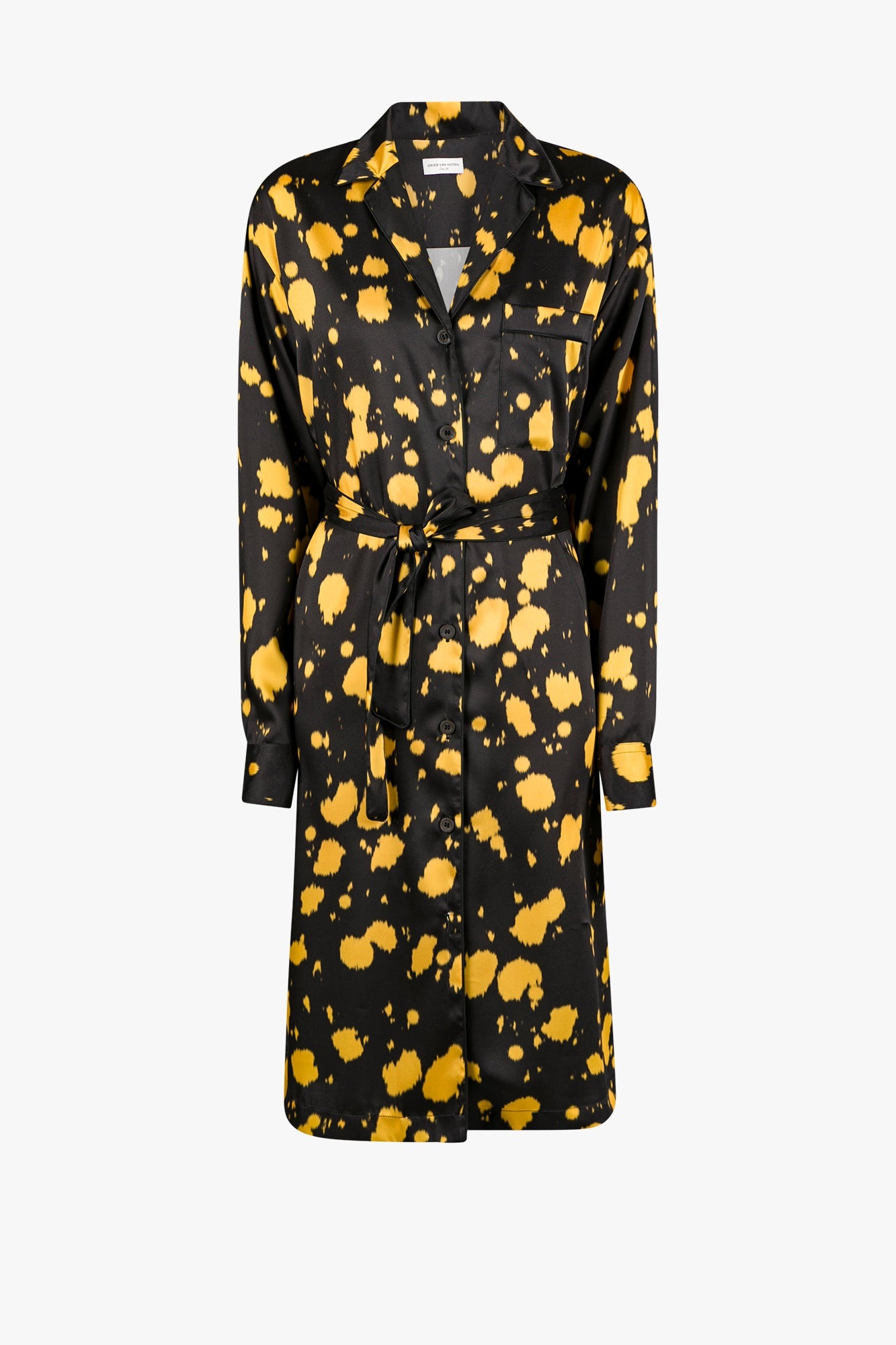 PRINTED SHIRT DRESS - 1