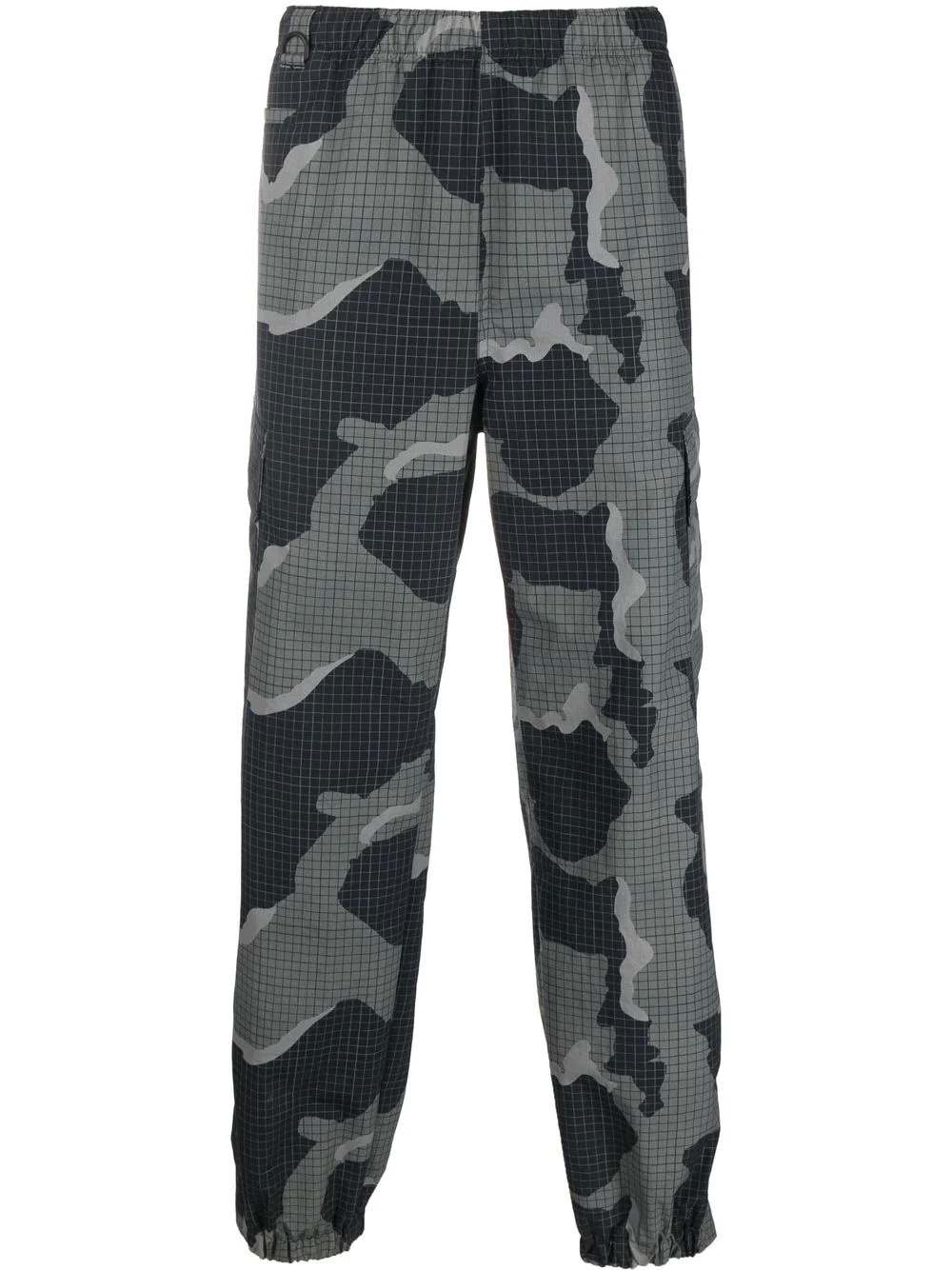 camouflage-print ripstop cargo trousers - 1