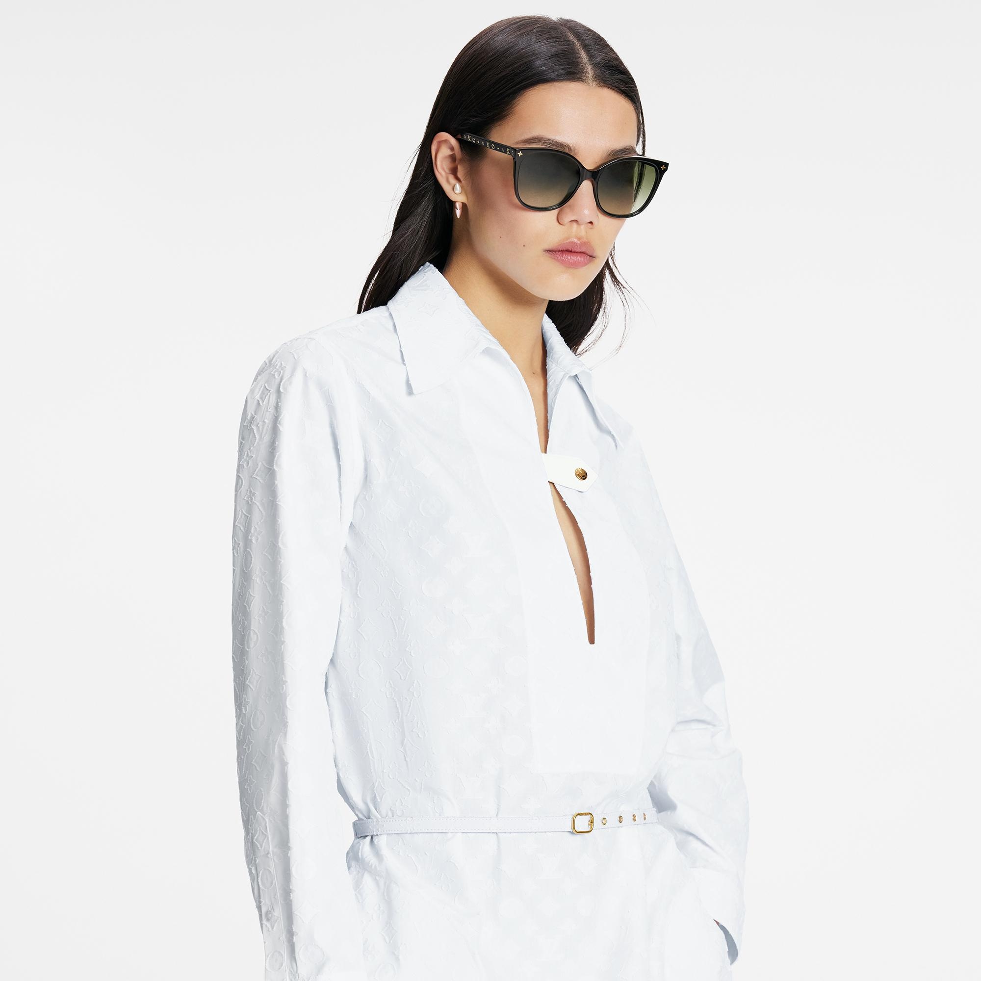 Monogram Relief Shirt Dress - 5
