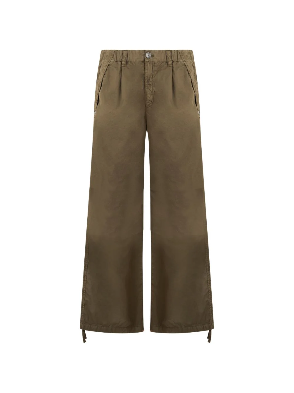 drawstring-hem trousers - 1