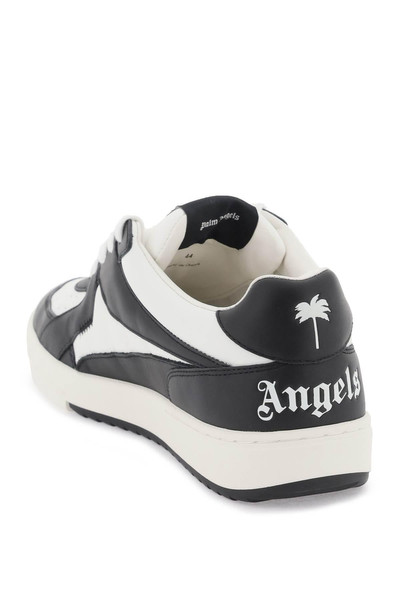 Palm Angels 'PALM UNIVERSITY' TWO-TONE LEATHER SNEAKERS outlook