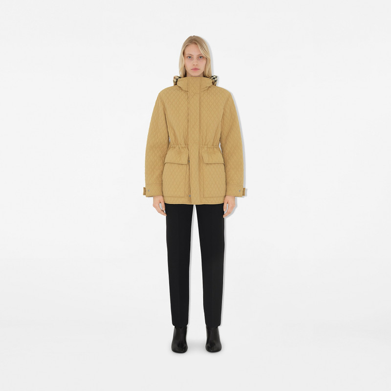 Burberry Check Hood Quilted Nylon Jacket outlook