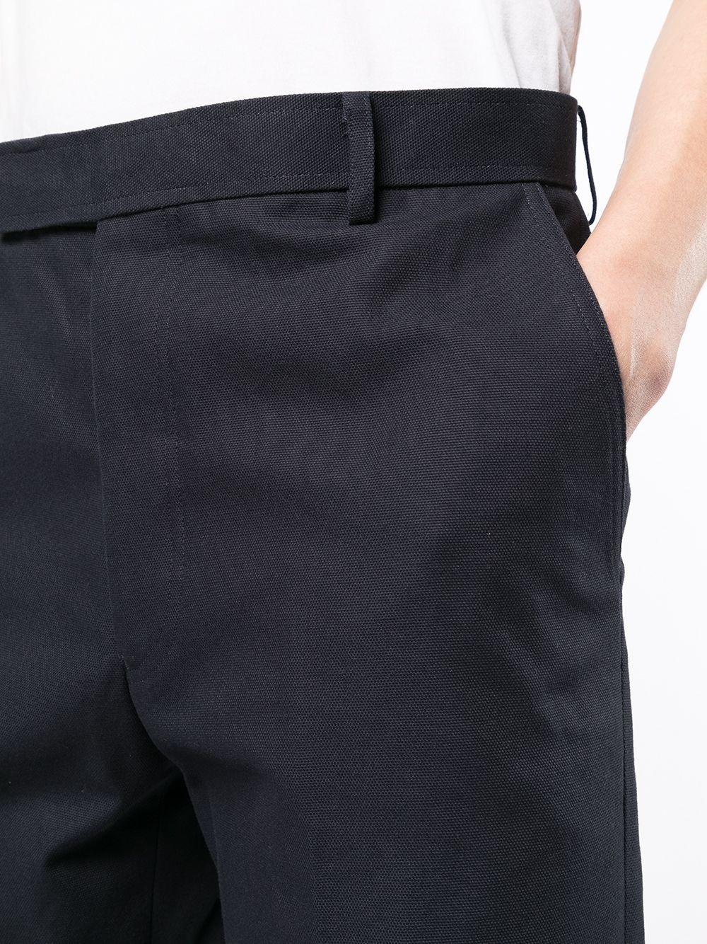 multi-pocket straight-leg trousers - 5