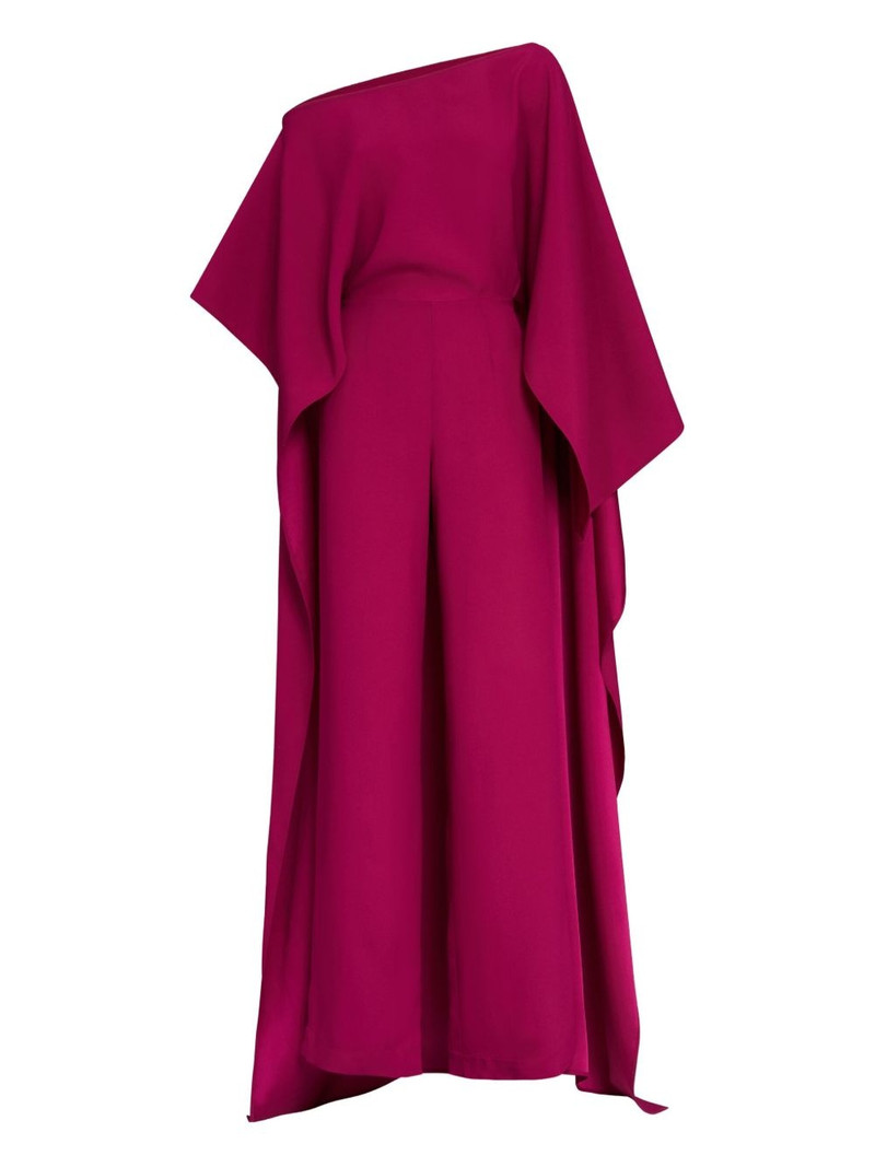 Jerry one-shoulder cape jumpsuit 1