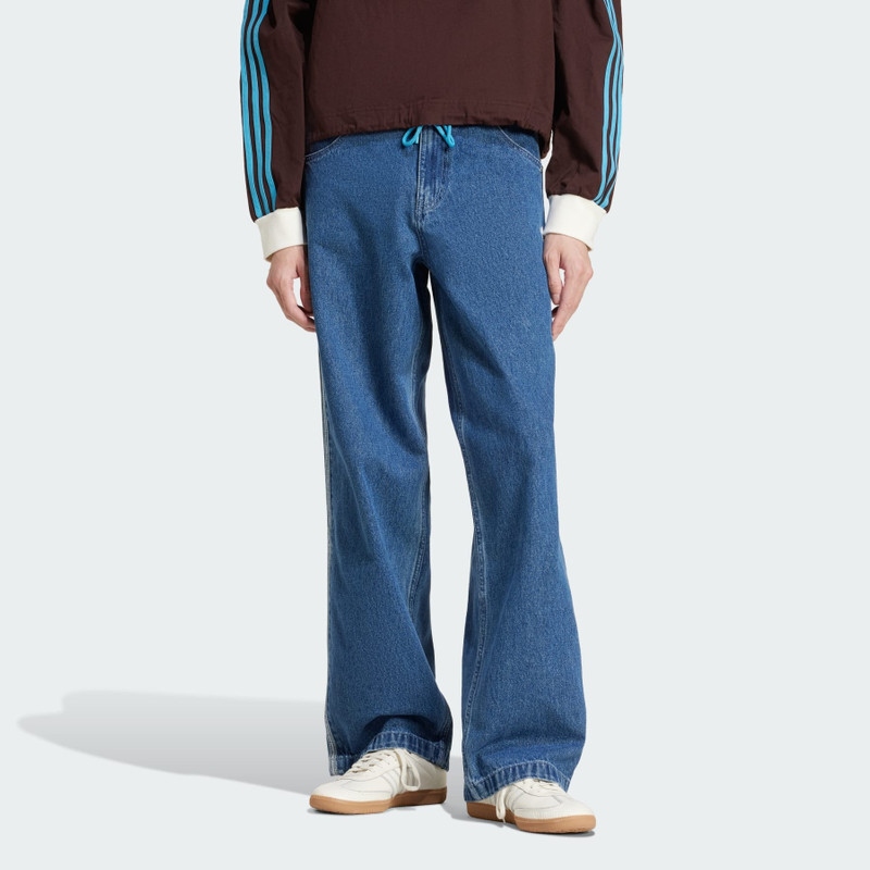 adidas Adicolor Denim Firebird Pants outlook