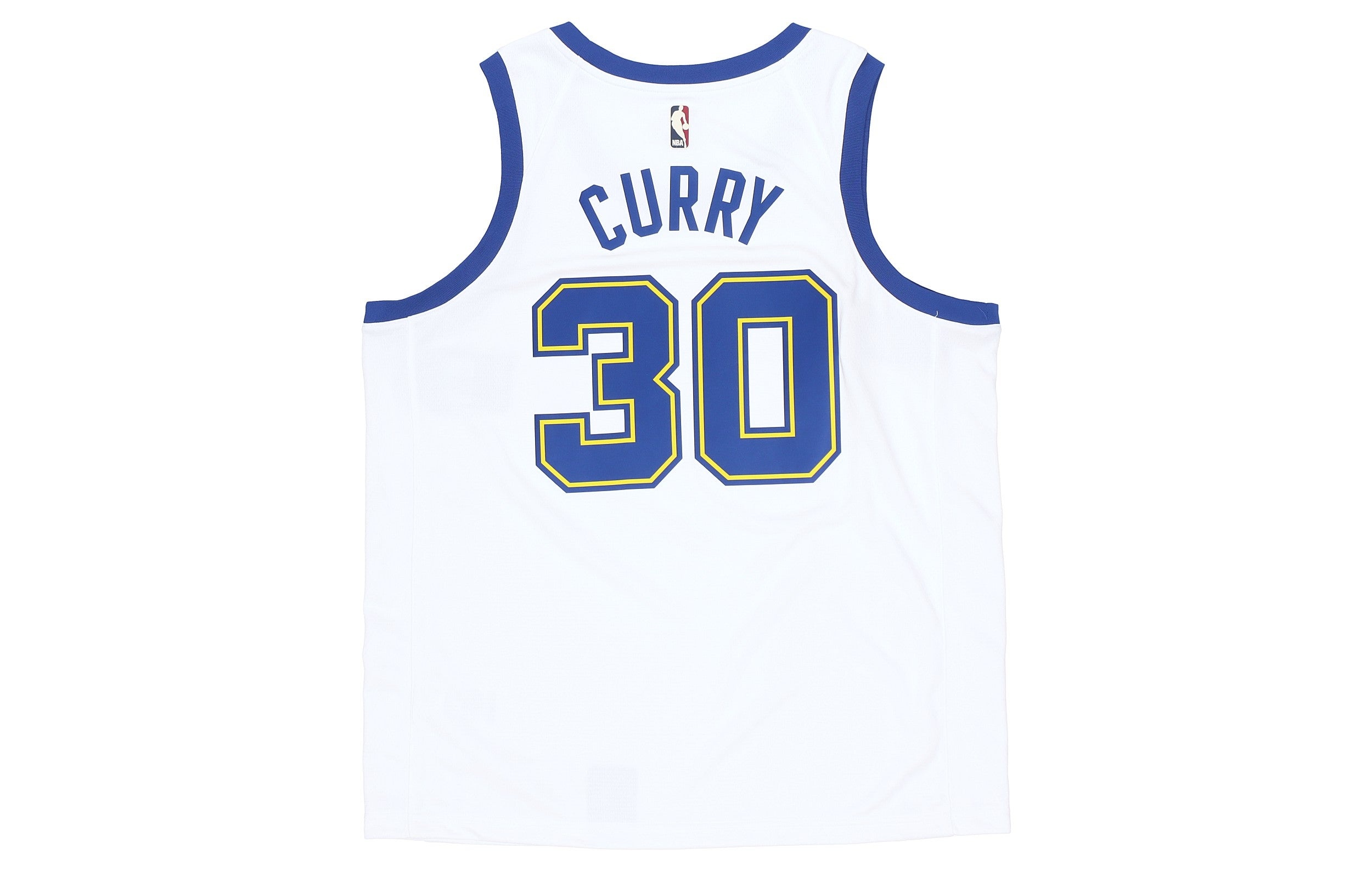 Nike Golden State Warriors Curry 30 White Hardwood Classic Swingman Jersey 904152-100 - 2