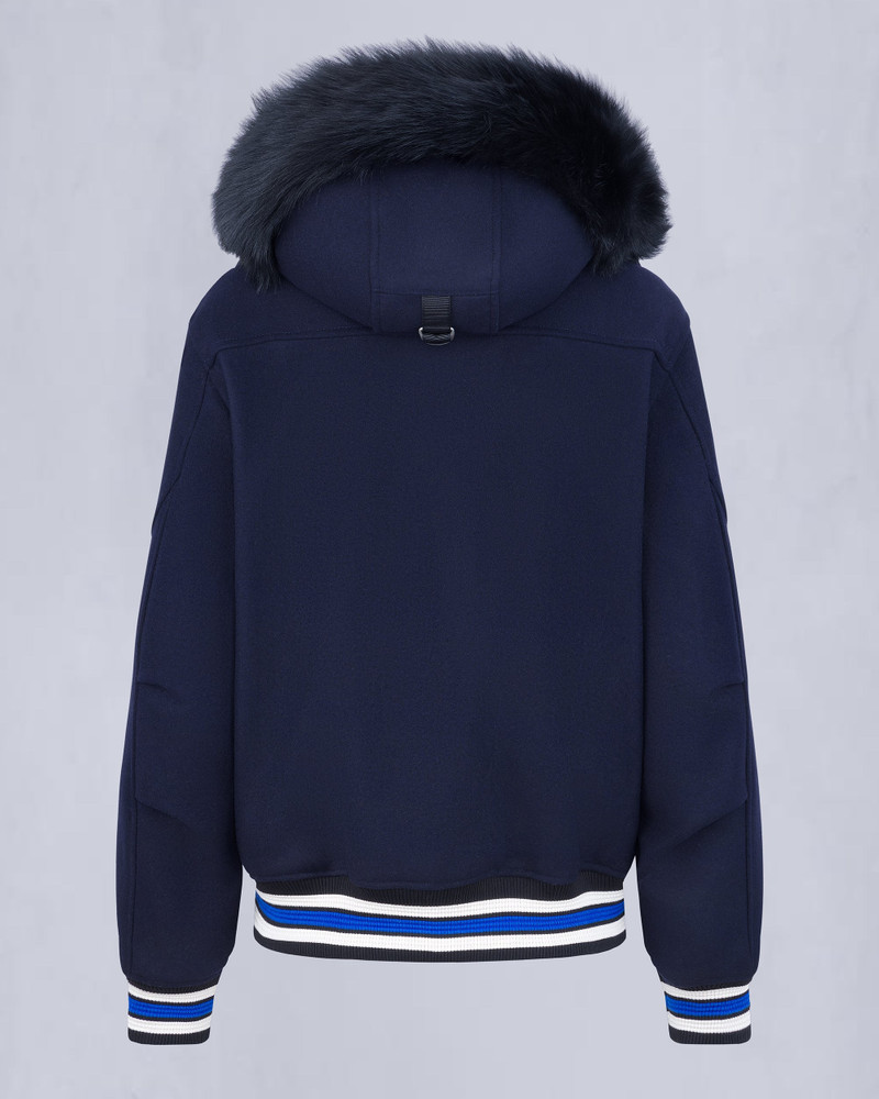 NHL X MOOSE KNUCKLES MAPLE LEAFS BOMBER JACKET 5