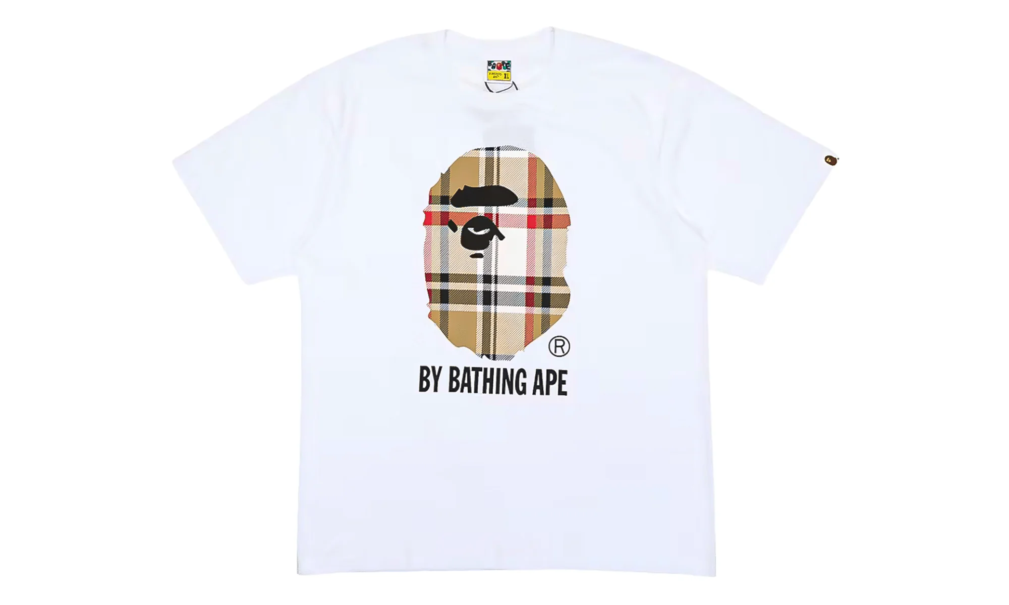 Check by Bathing Tee "White / Beige" 1J80 110 052 WHITE - 1