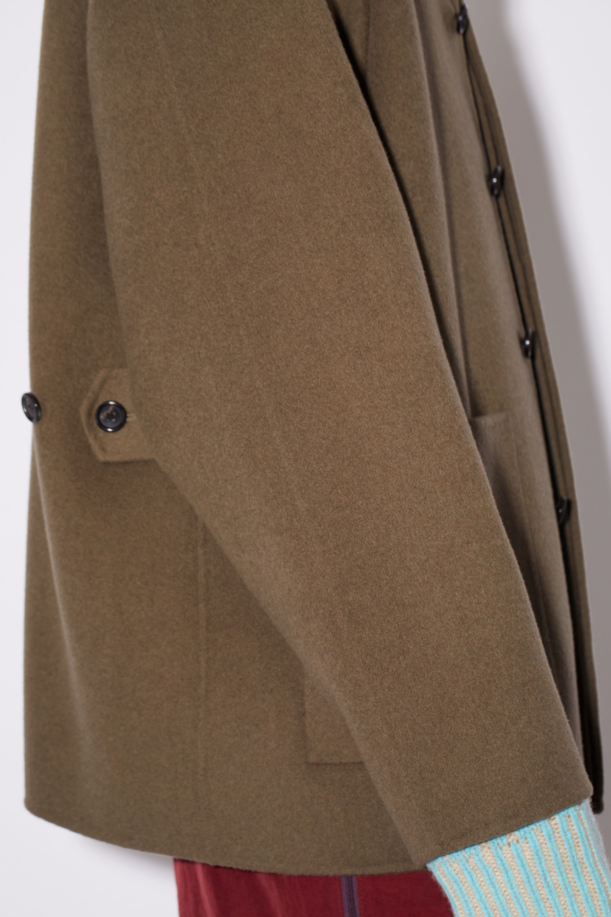Wool jacket - Khaki green - 5