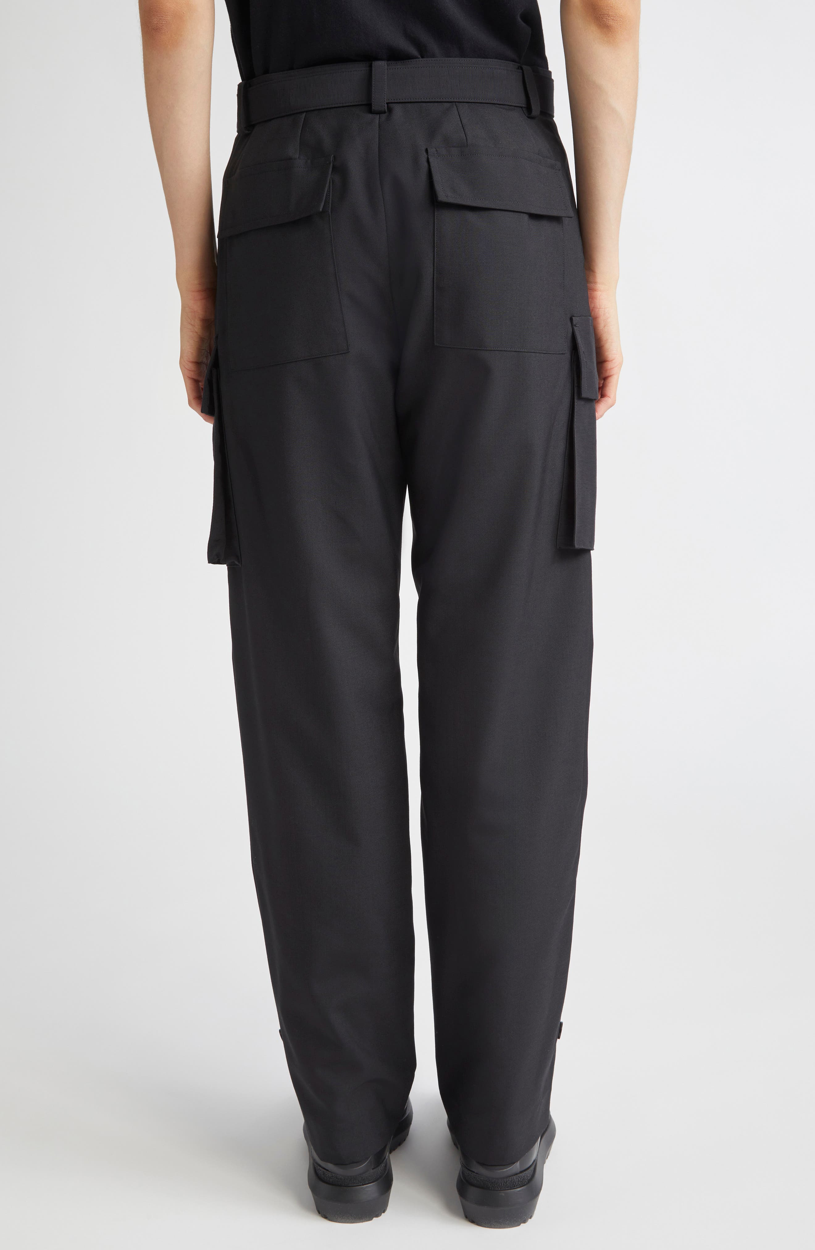 Sacai Suiting Cargo Pants in Black at Nordstrom - 2