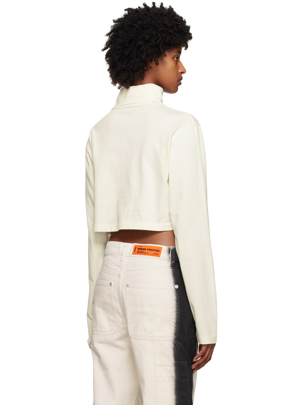 White 'HPNY' Turtleneck - 3