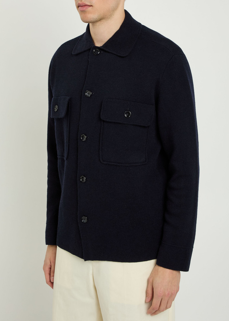 Allude Allude Wool and Cashmere-blend Overshirt outlook