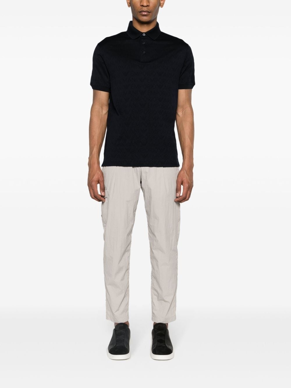 mid-rise tapered trousers - 2
