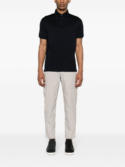 Herno mid-rise tapered trousers outlook