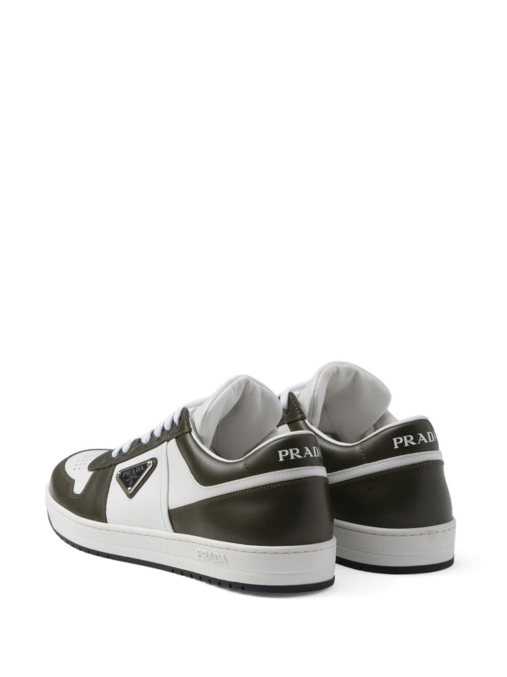 Downtown colour-block leather sneakers - 3