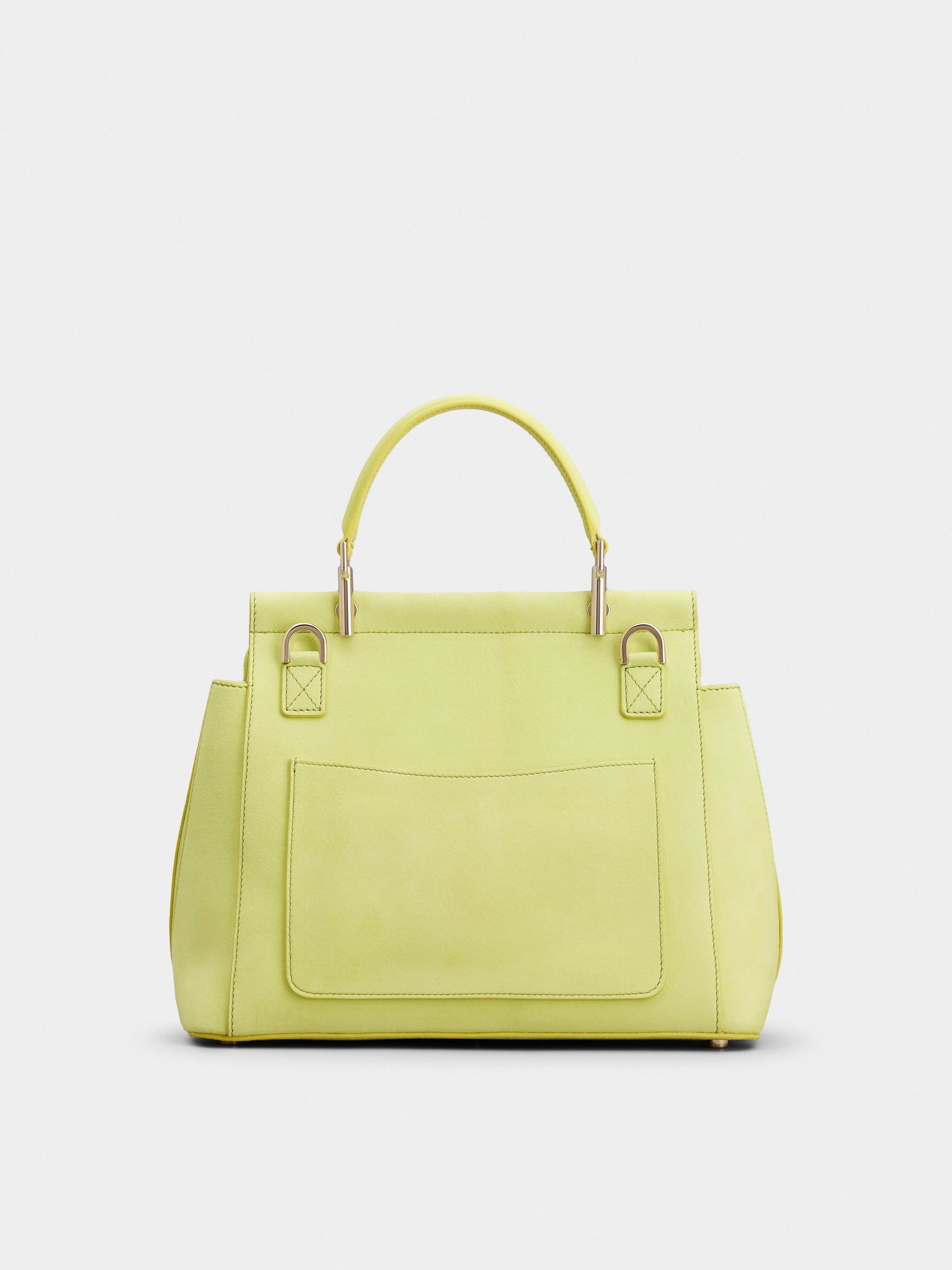 Viv' Cabas Foulard Metal Buckle Bag in Suede - 5
