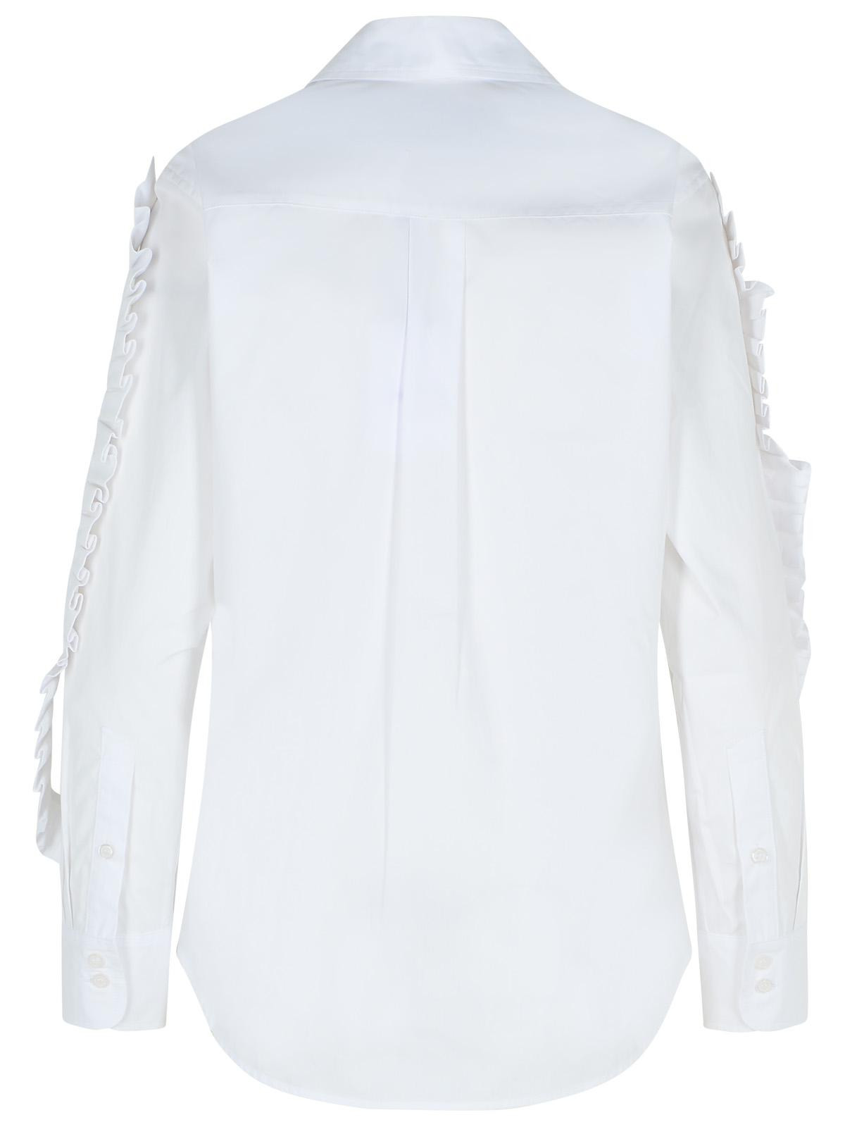 Coperni 'Ruffle' White Cotton Shirt Women - 3