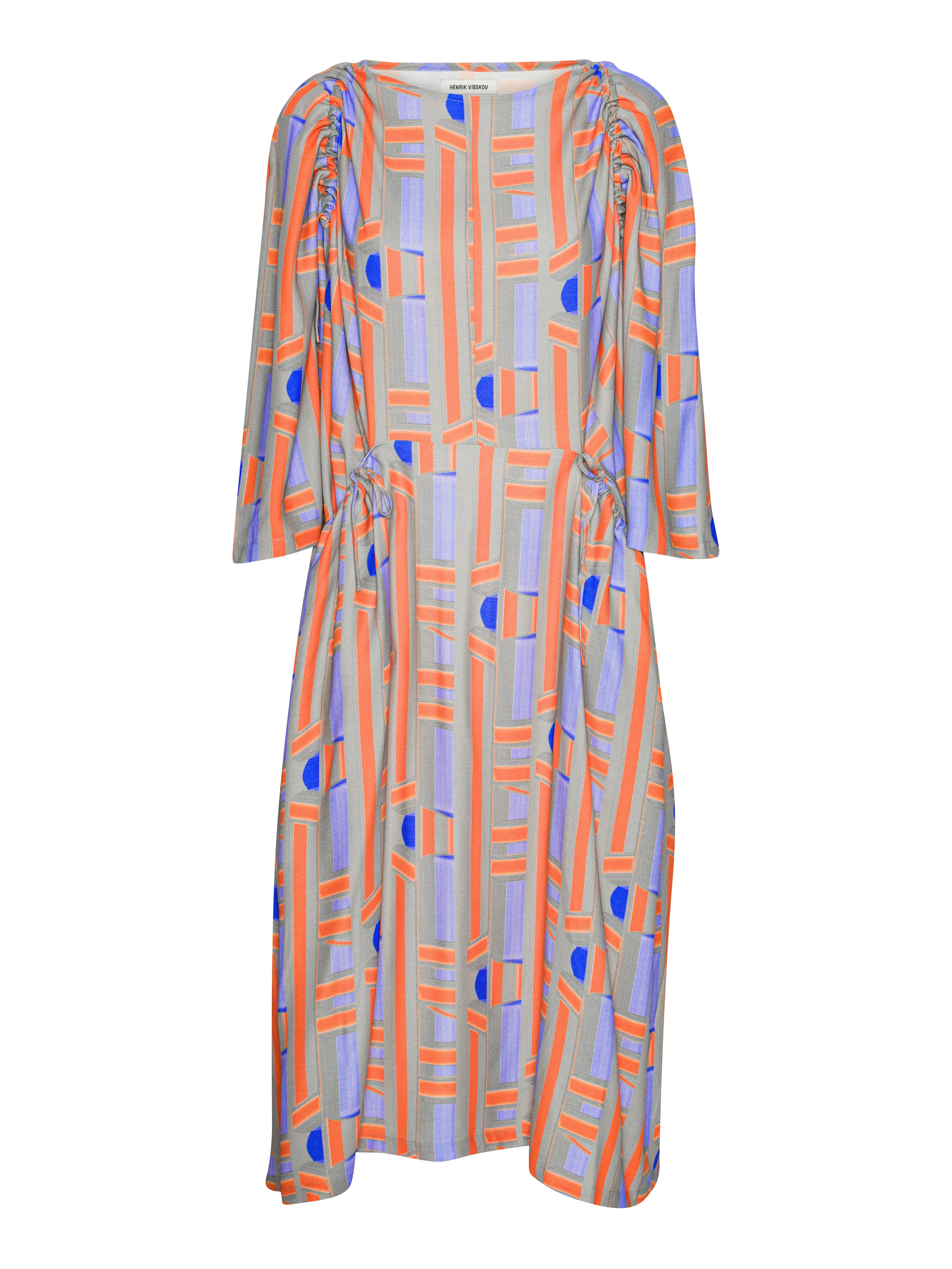 PULL DRESS - PAINTED STRIPES - 1
