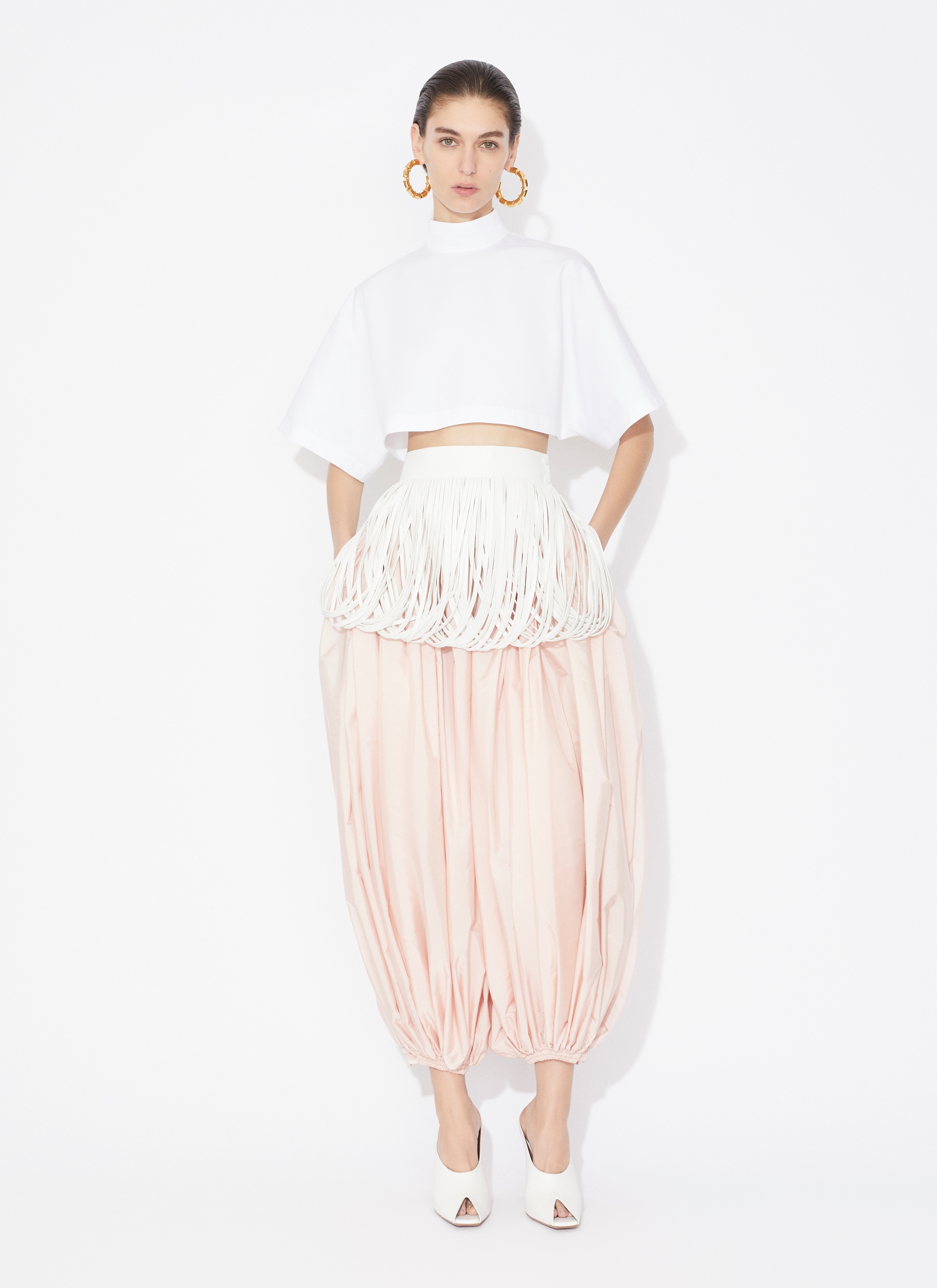 パンツ Alaia Balloon Pants Alaïa Black balloon pants in viscose knit | TheDoubleF