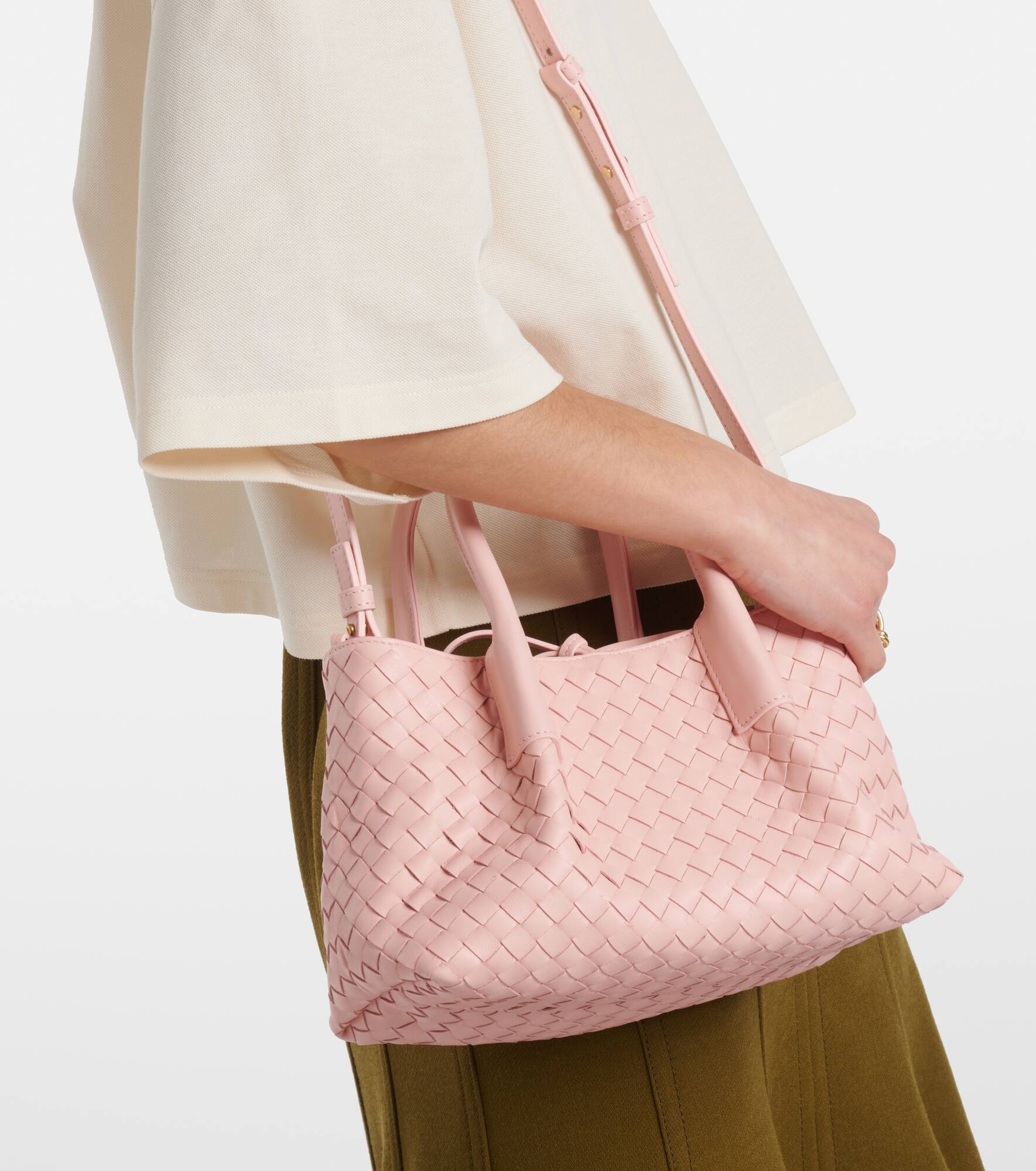 Pinacoteca Small Intrecciato leather tote bag - 2