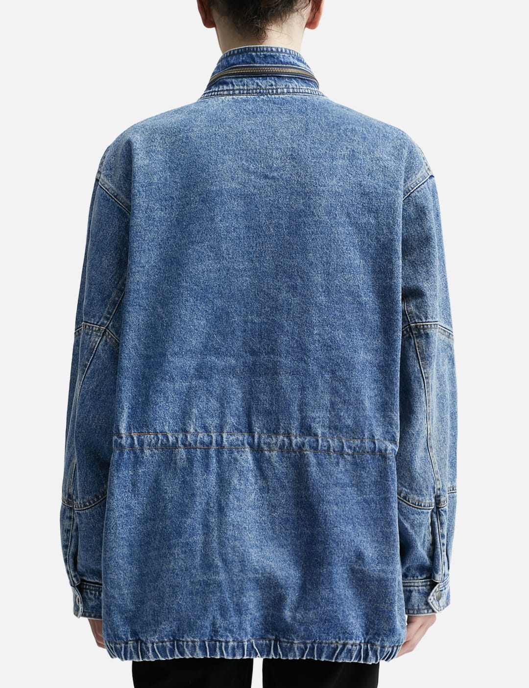 DENIM PARKA JACKET - 4