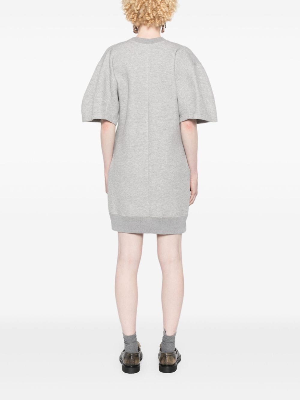 mélange mini dress - 4