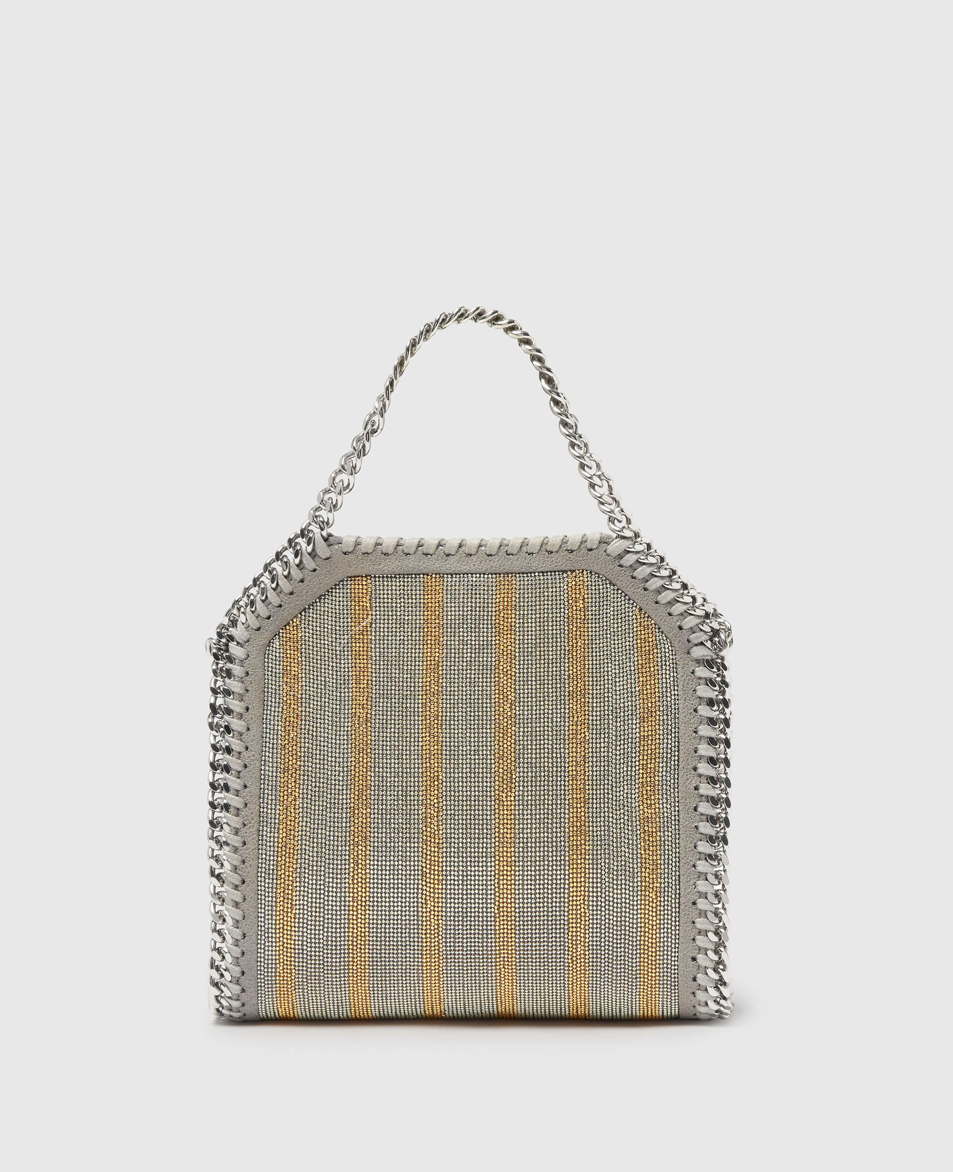 Limited-Edition Falabella Metallic Chain-Embroidered Tiny Tote Bag - 4