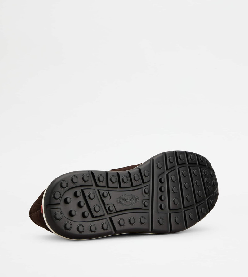 SPORTY LOAFERS IN SUEDE - BROWN 4