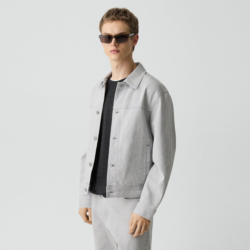 Trucker Jacket in Tinted Denim 2