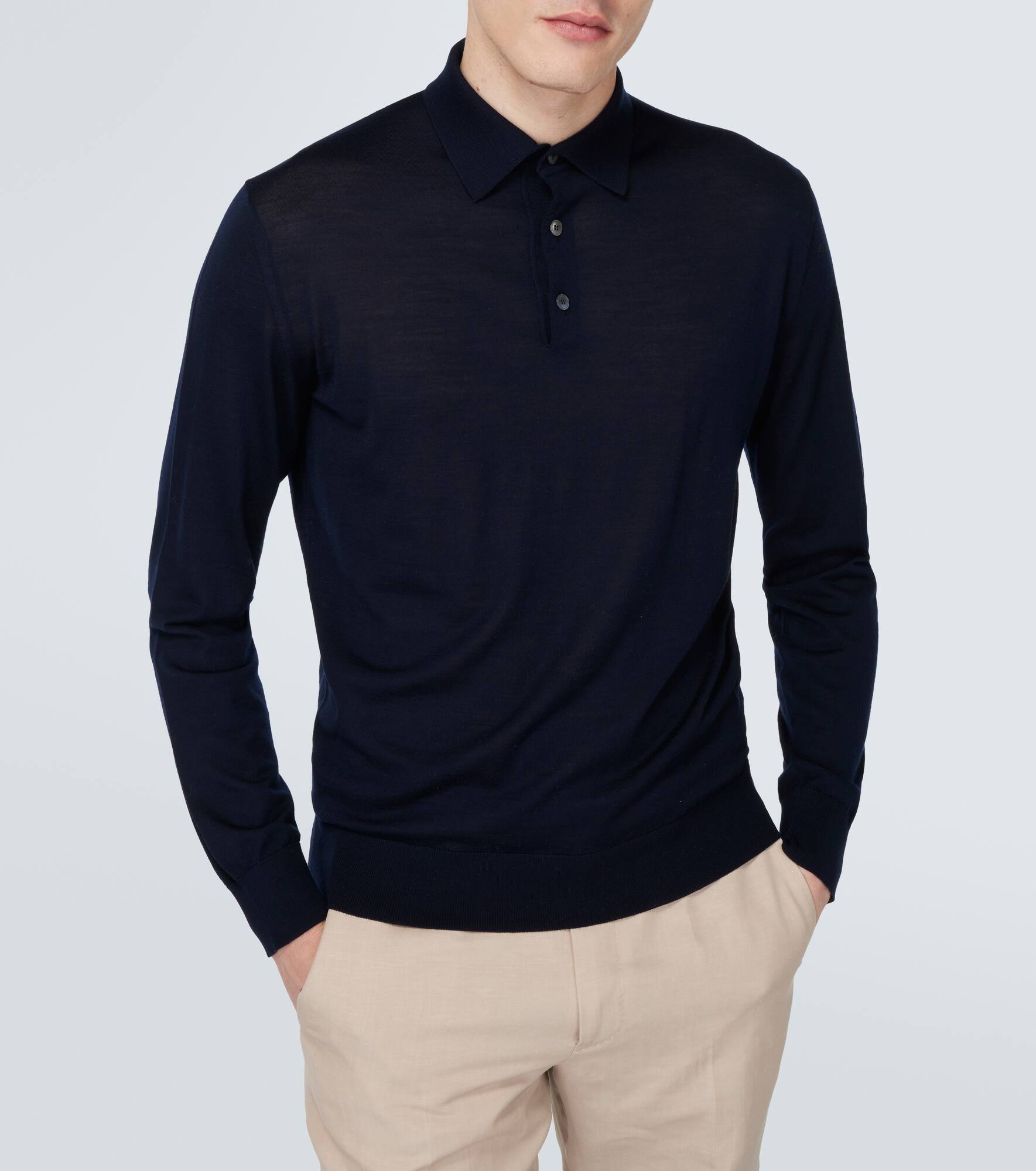 Wool polo shirt - 3