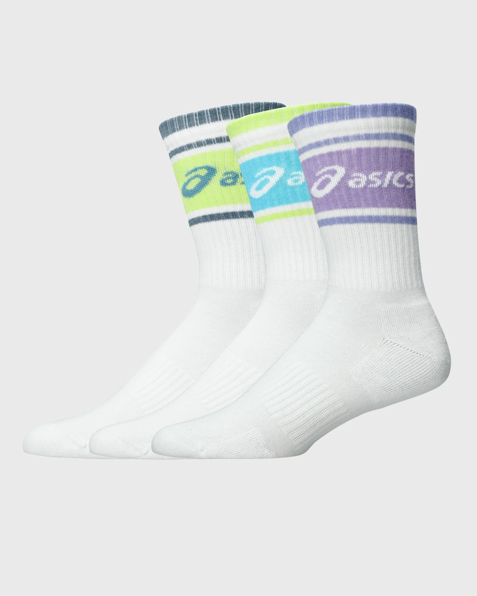 3 PACK ASICS LOGO CREW SOCK - 1