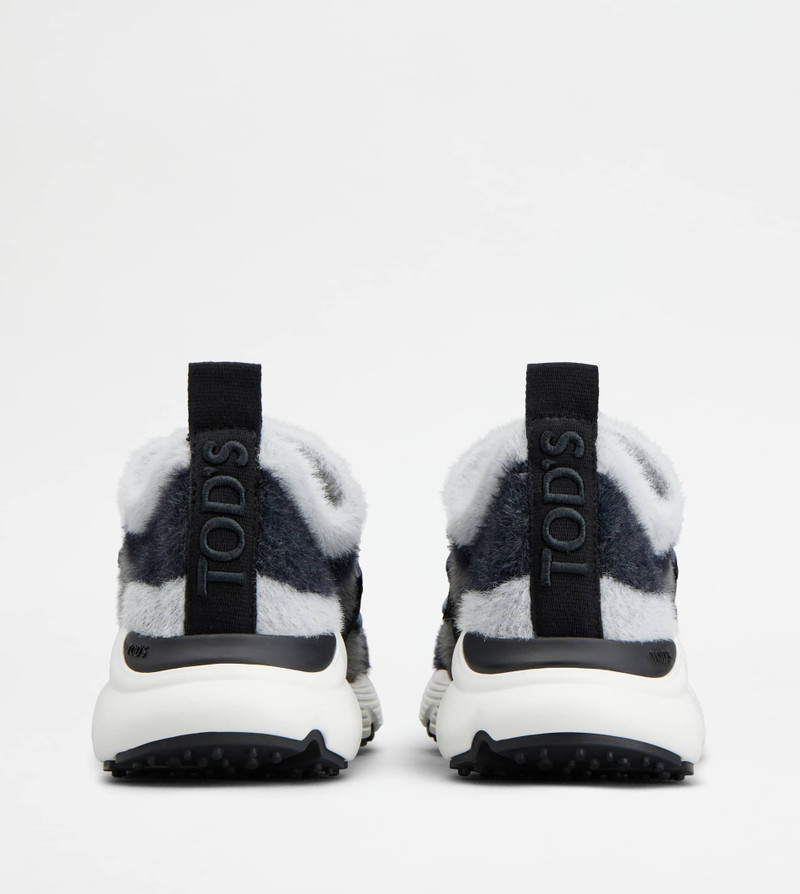 Tod's KATE SLIP-ON SNEAKERS IN FABRIC - GREY, BLACK outlook