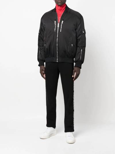 Moncler logo-print drawstring track pants outlook