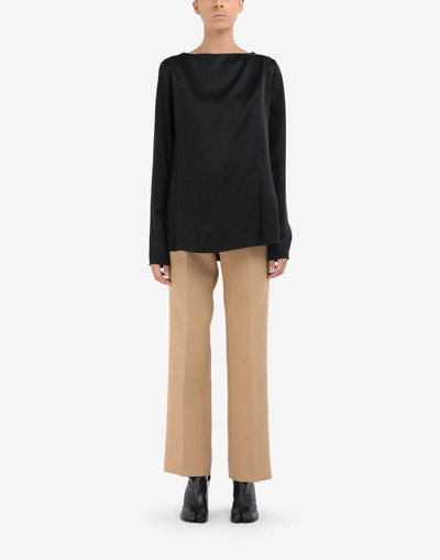 Maison Margiela Satin top outlook