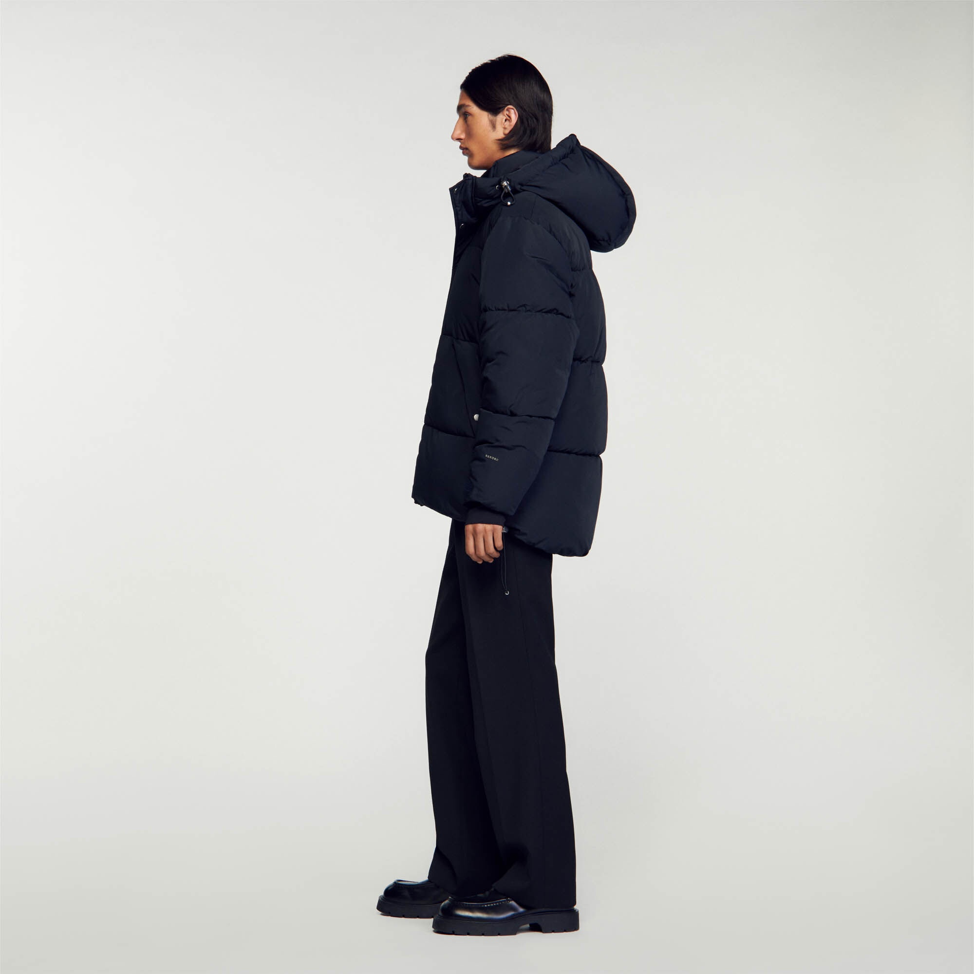 3/4-LENGTH HOODED PUFFER JACKET - 7