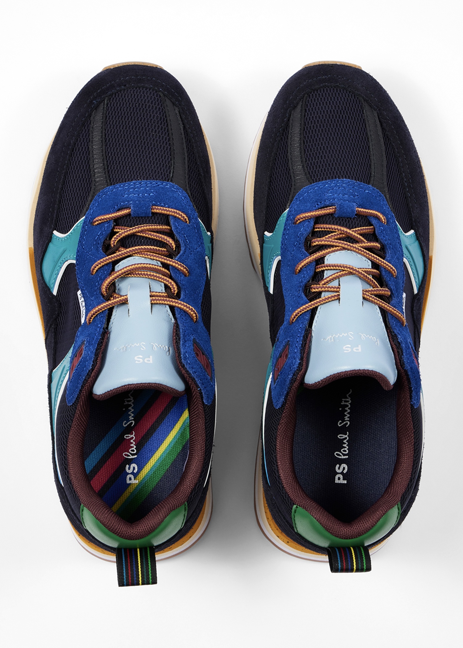 Dark Navy Suede 'Banks' Trainers - 3