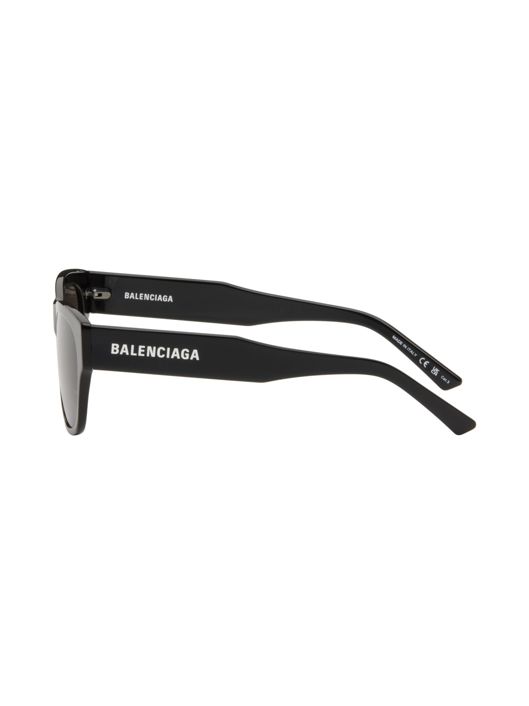 Black Rectangular Sunglasses - 3