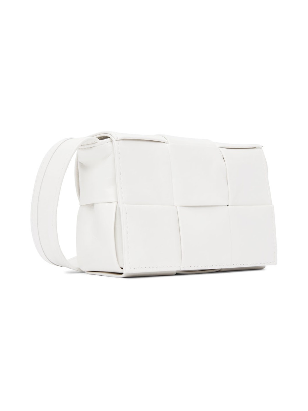 White Cassette Messenger Bag - 2