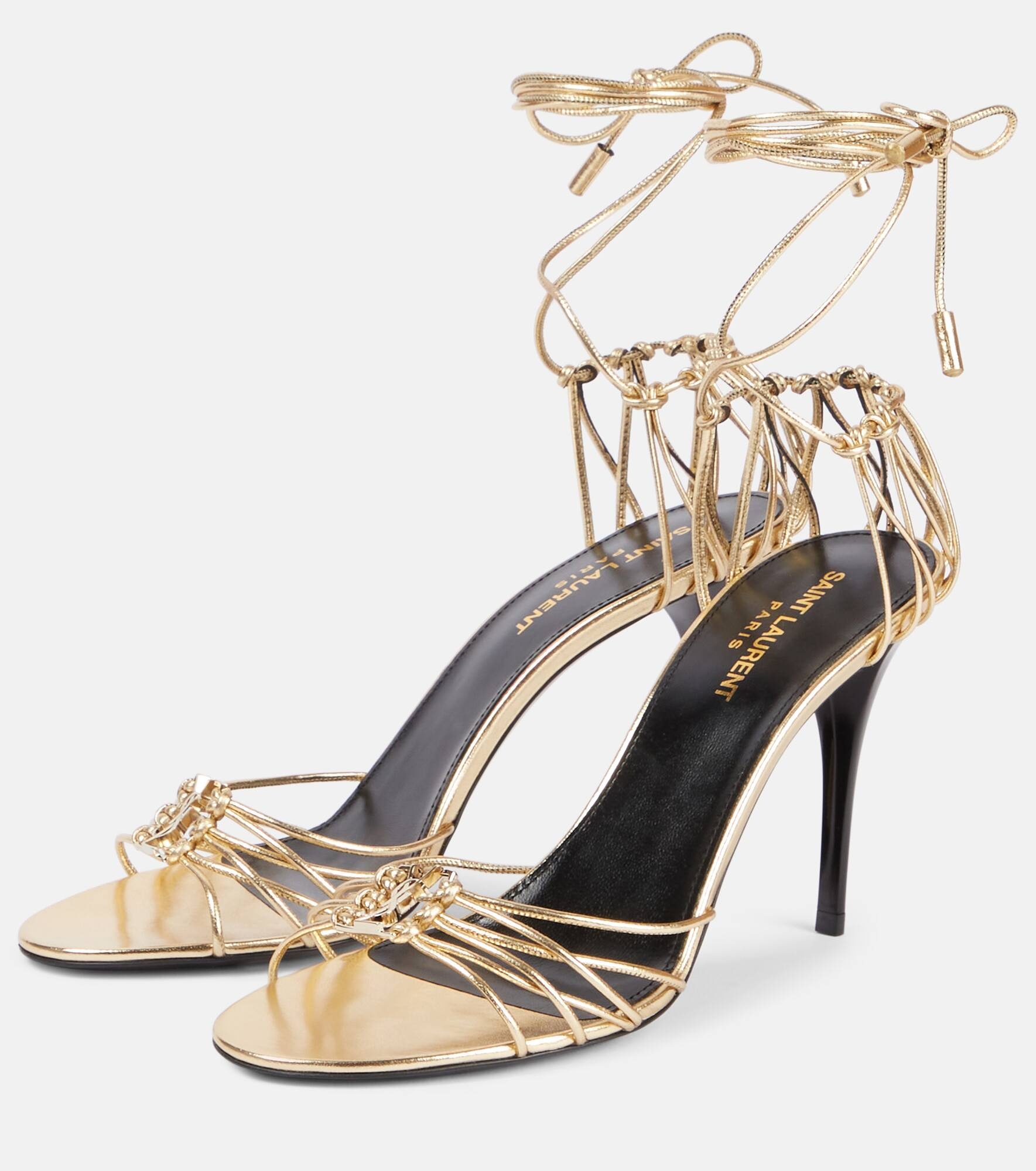 Babylone 90 leather sandals - 4