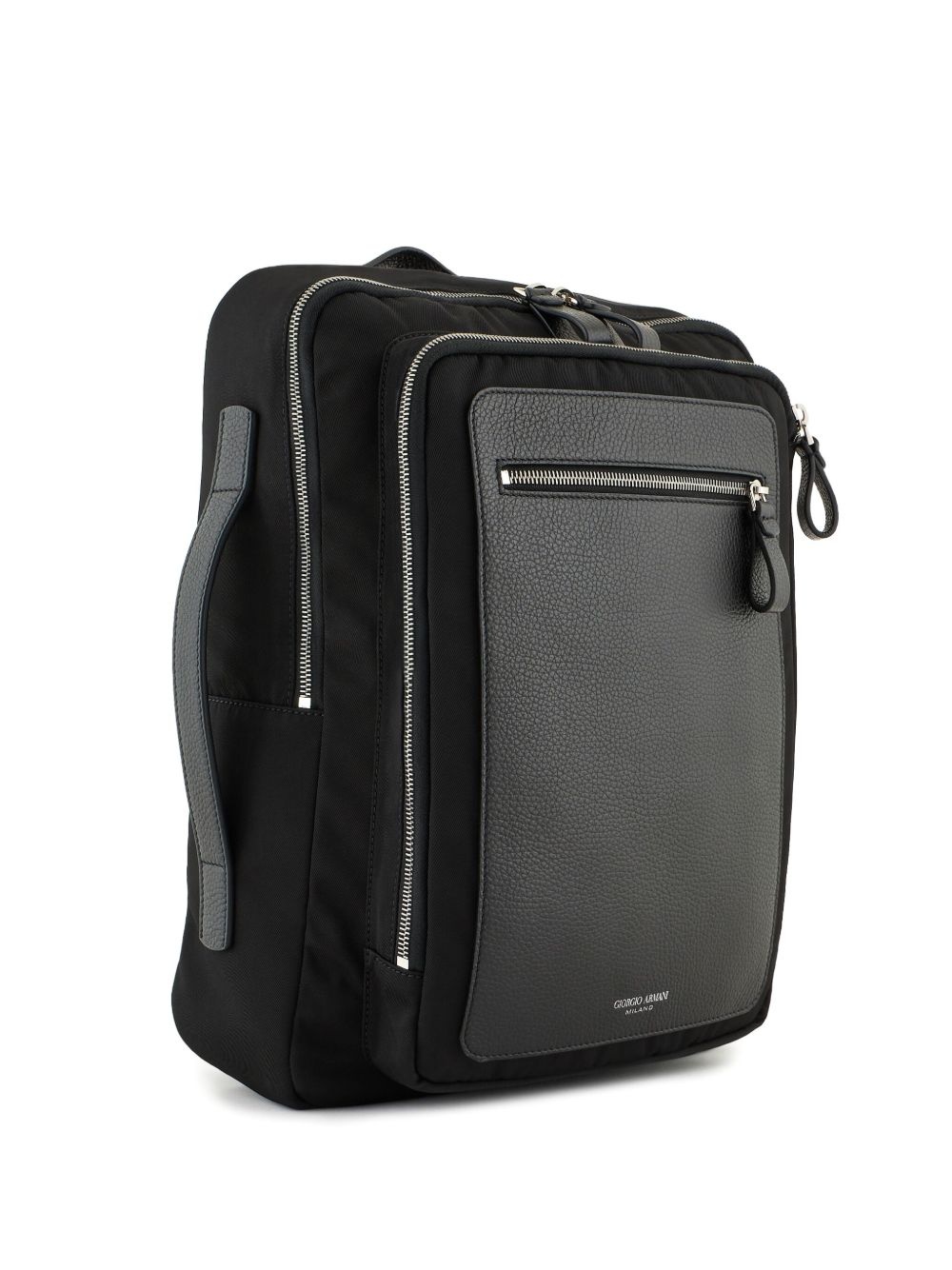 logo-stamp partitioned backpack - 3