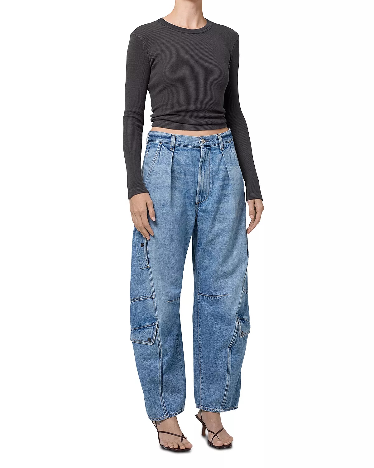 Flight High Rise Barrel Jeans in Zenith - 9