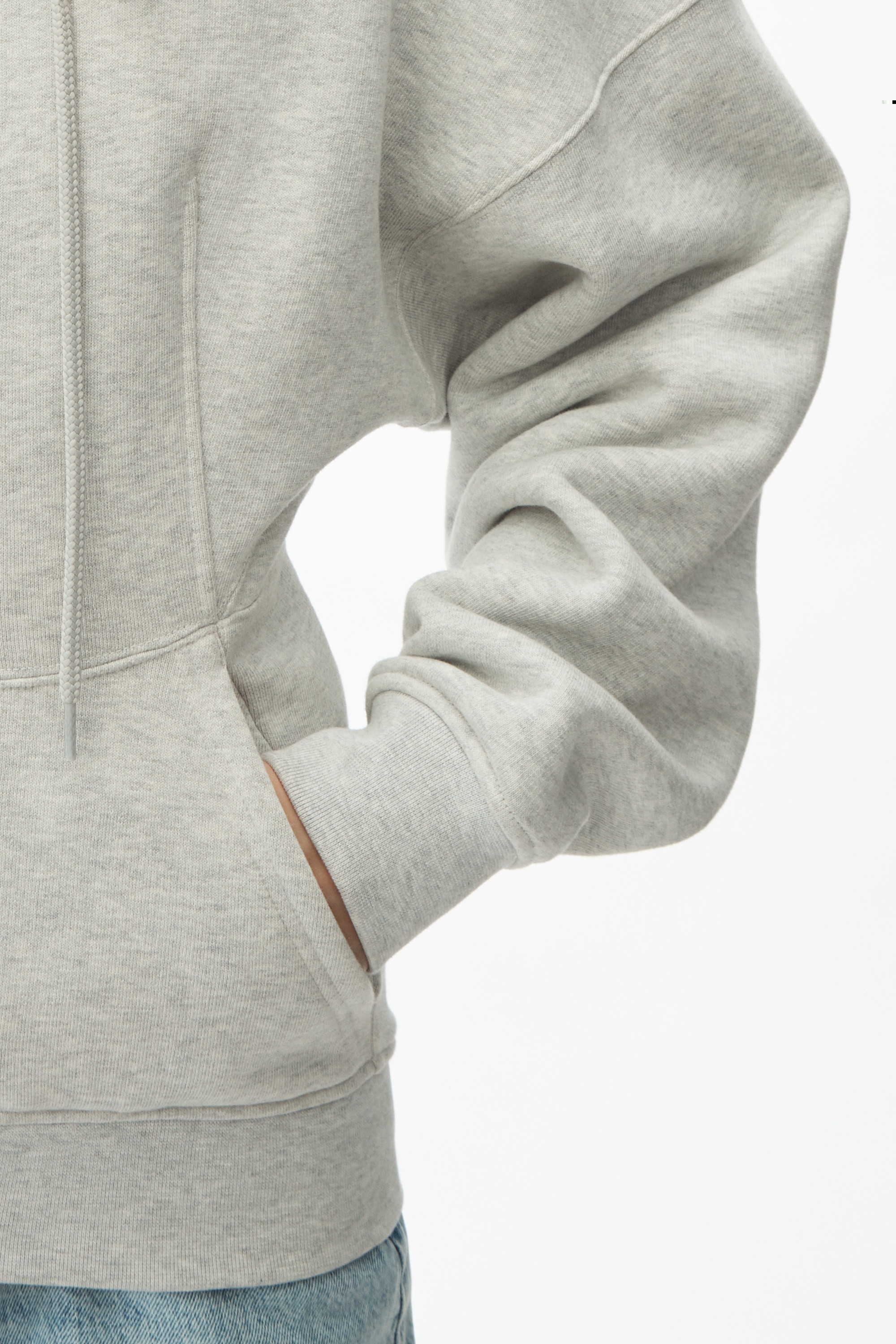 SCULPTED ZIP-UP HOODIE - 5