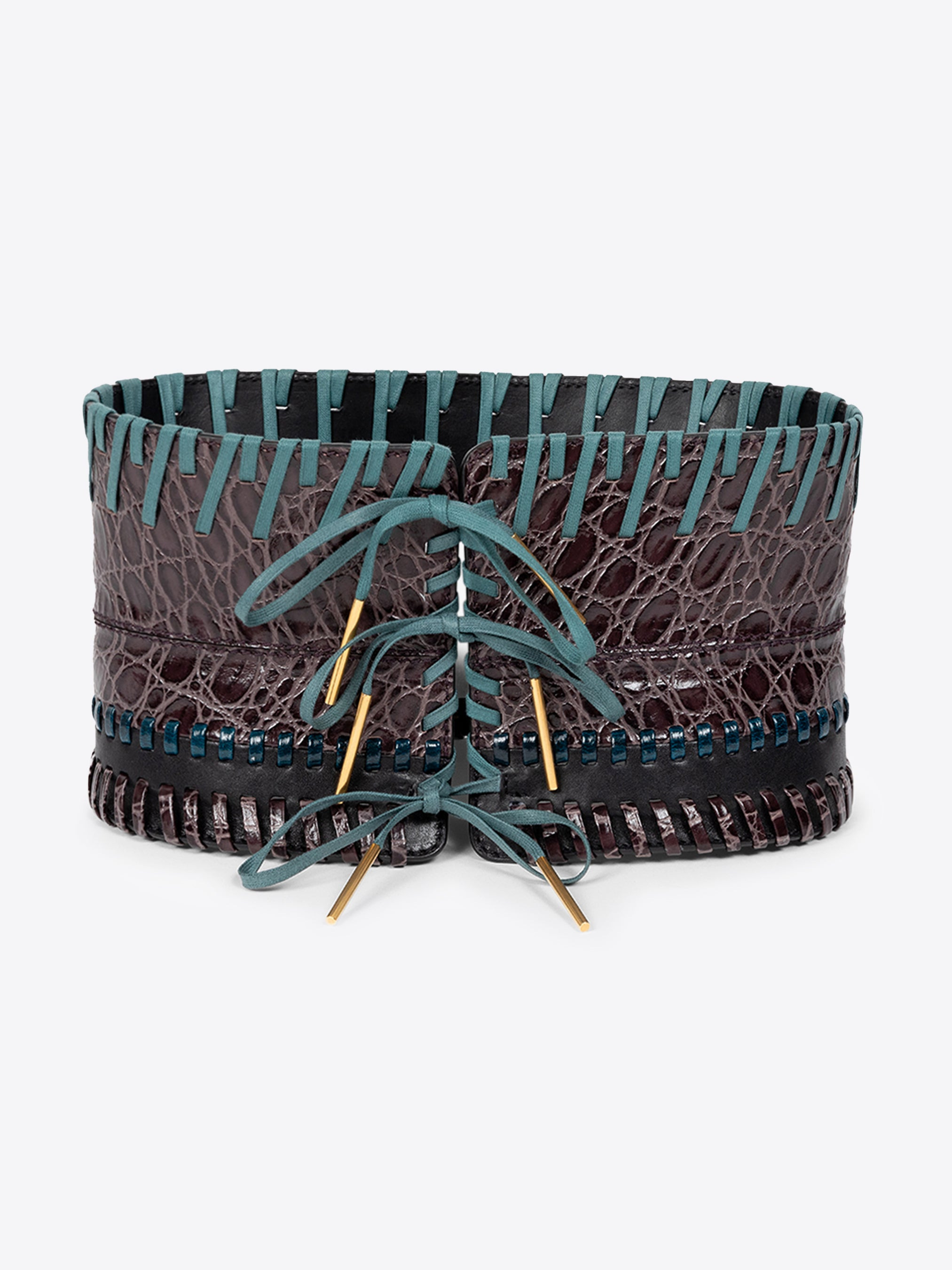 LEATHER CORSET BELT - 3