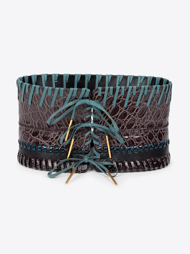 LEATHER CORSET BELT 3