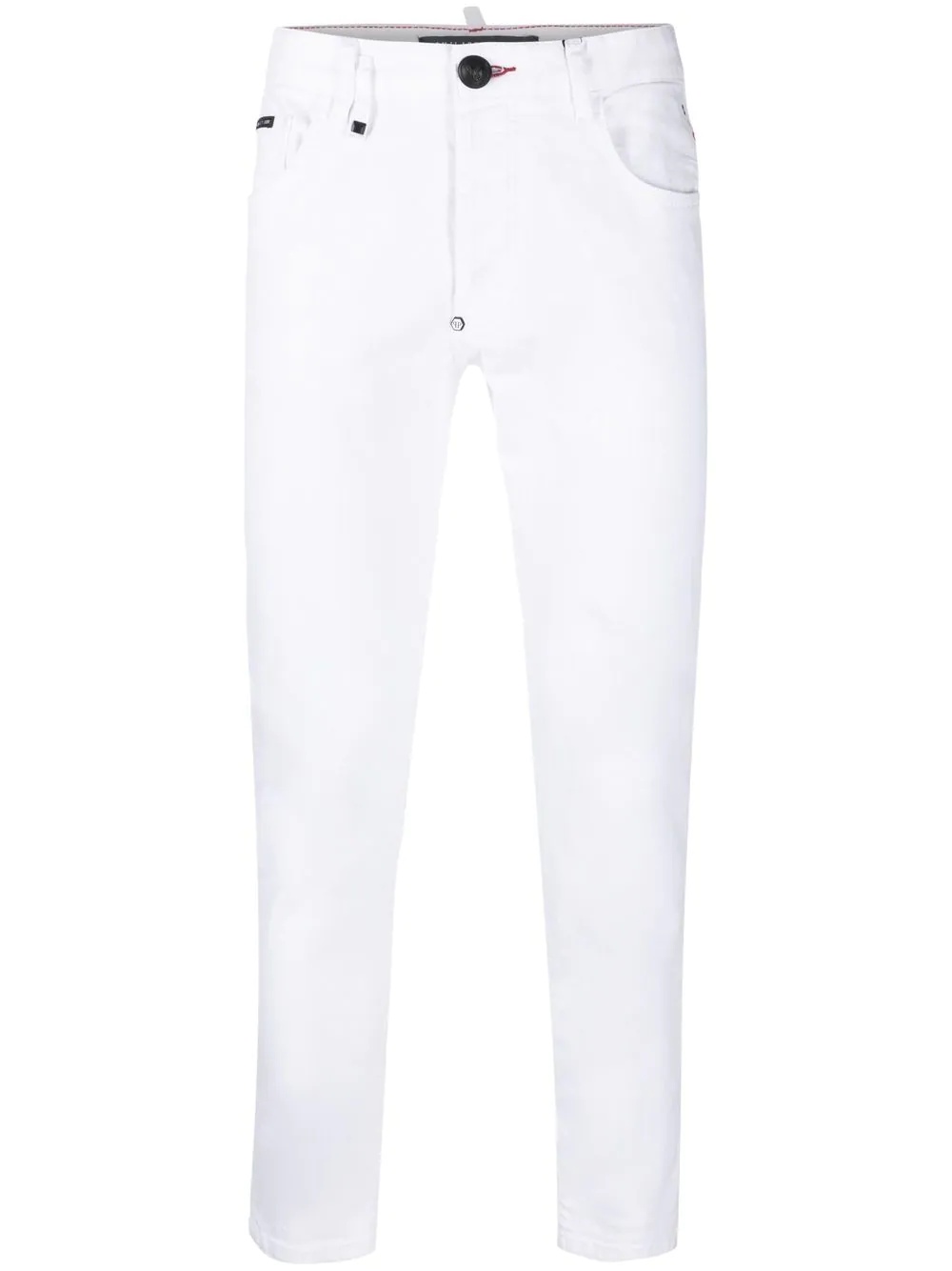 mid-rise skinny jeans - 1