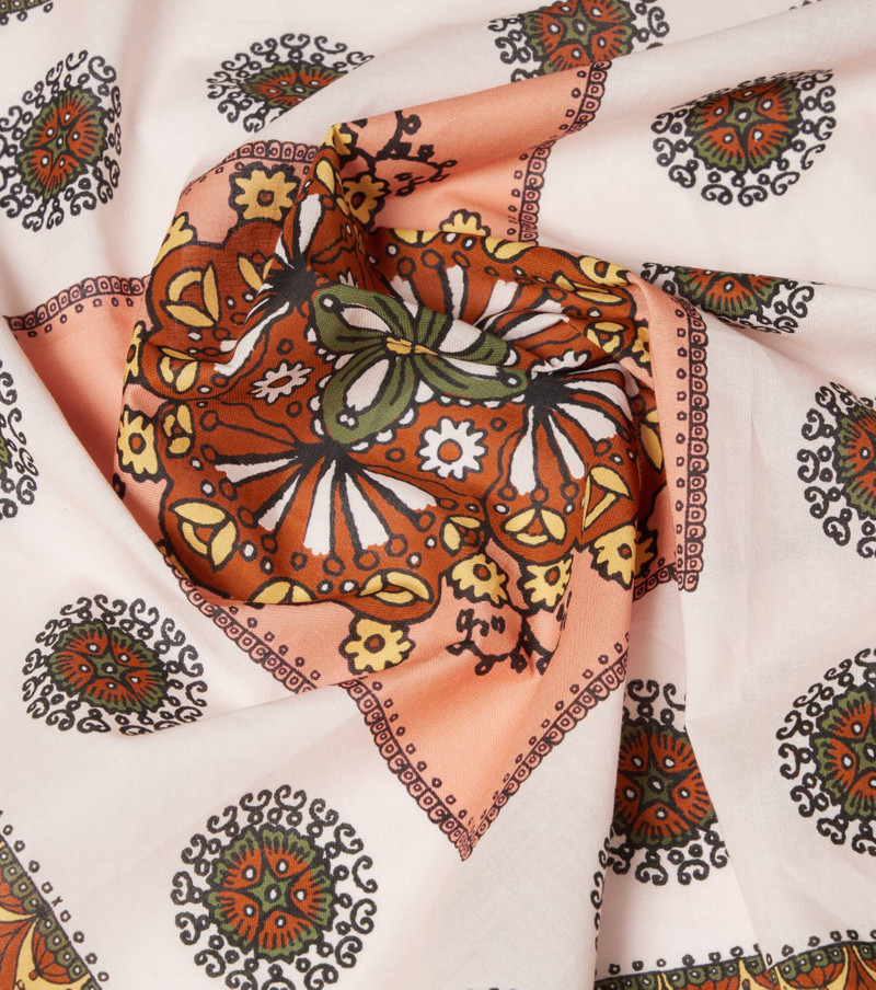 ALÉMAIS Contina Midi fringed cotton scarf outlook